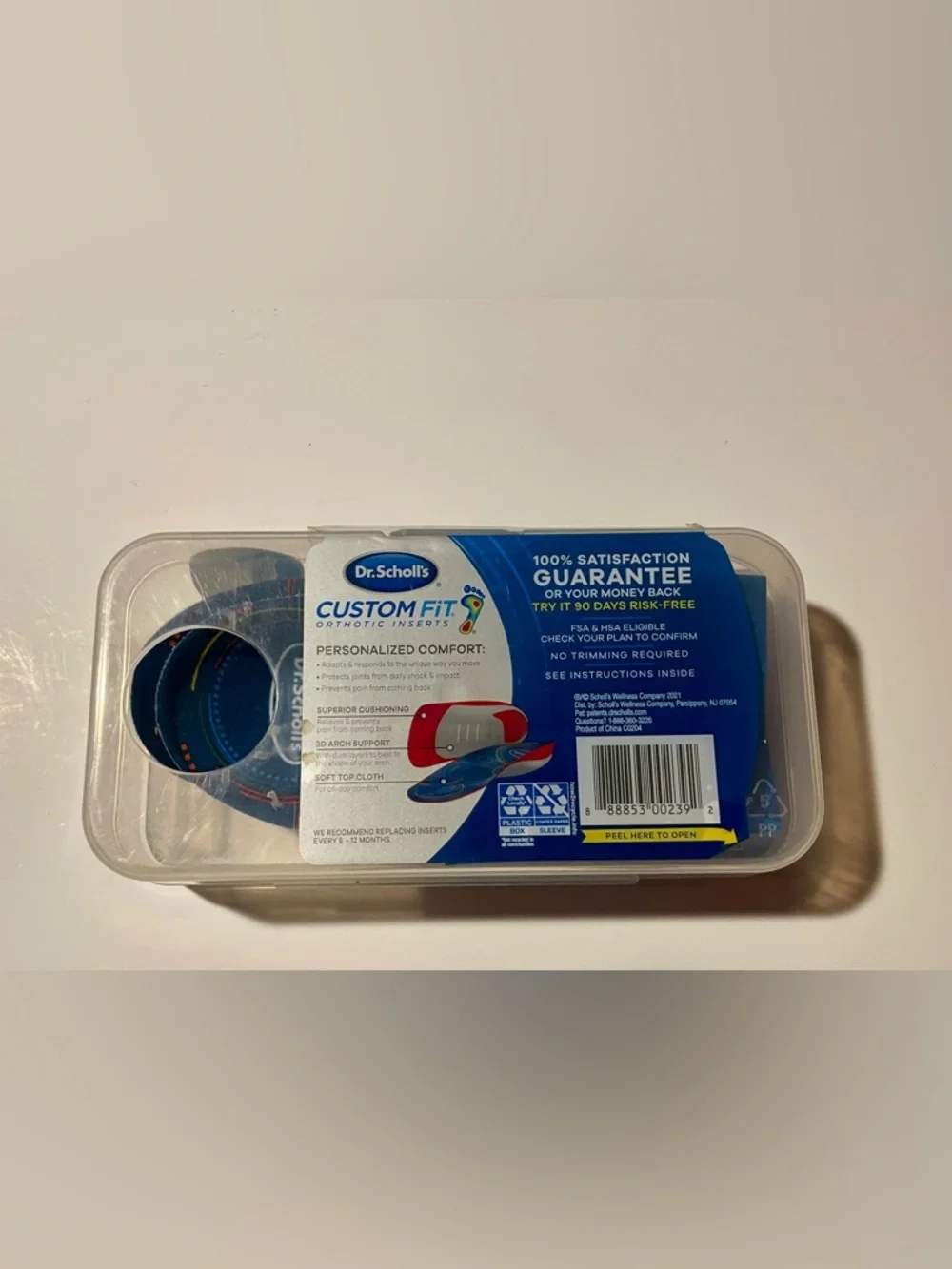 Dr. Scholl's Custom Fit CF 410 Inserts - New in Box Sealed Comfort Shoes Insoles